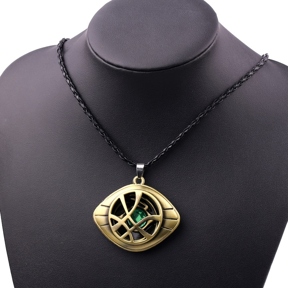 Retro Hip Hop Men's Eye Pendant Necklace Artificial Jewelry