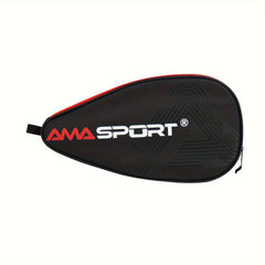 AMASPORT Pickleball Paddle Cover Faux Leather Bag