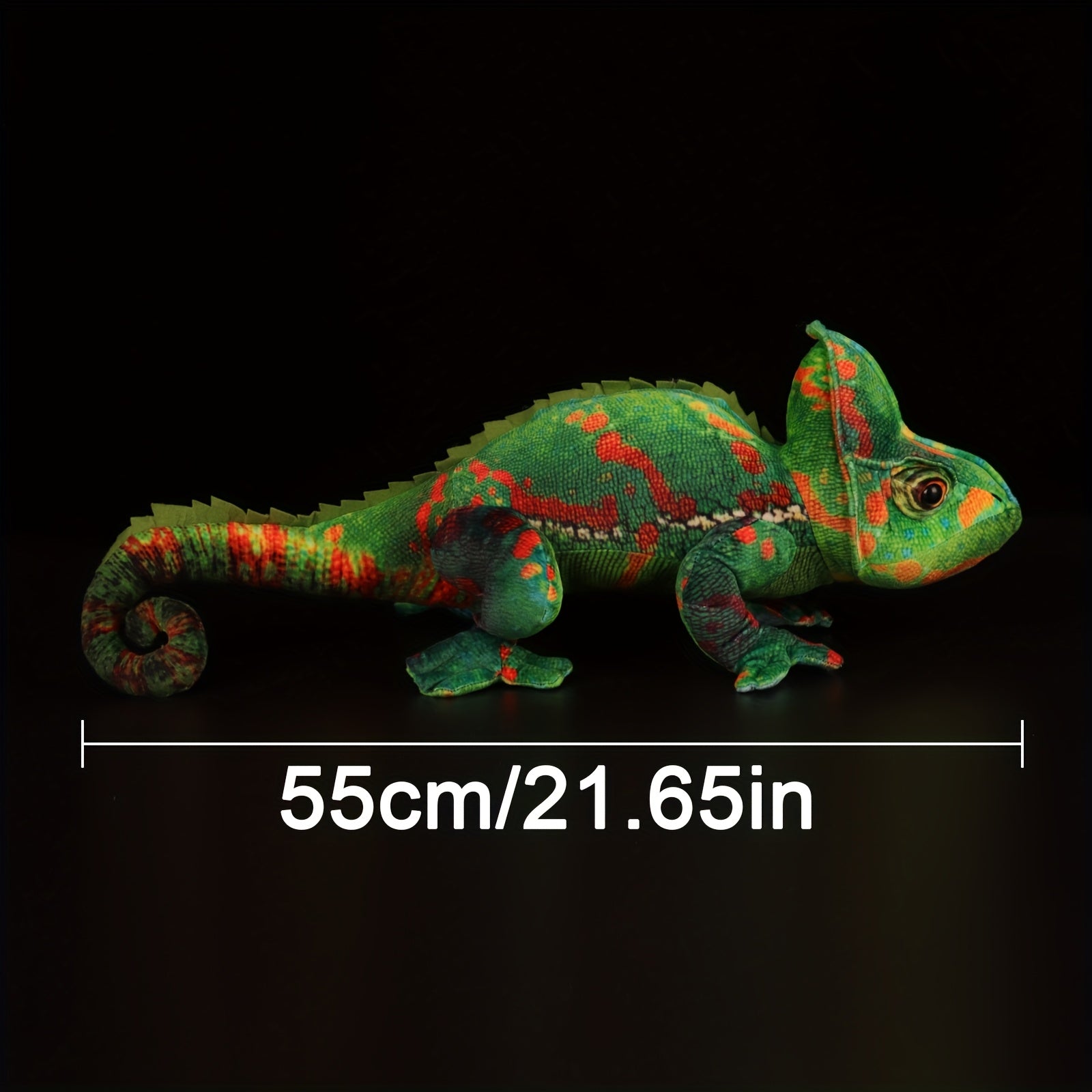 Chameleon Plush Toy Soft & Cuddly Stuffed Animal Fun Mood Change