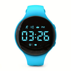 LED Pedometer Watch for Kids, Activity Tracker with Alarm Clock