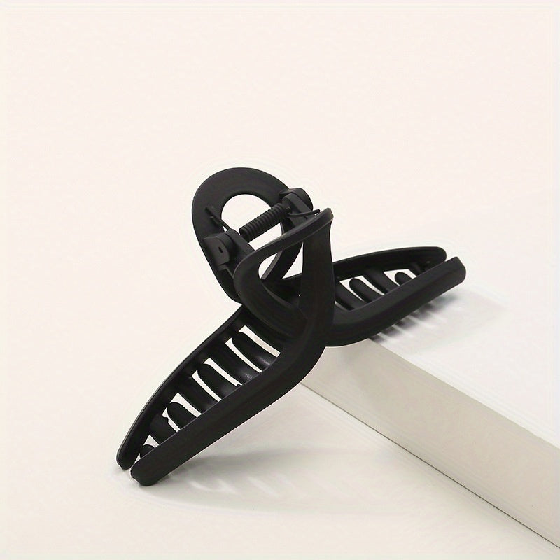 Matte Steel Hair Claw Ponytail Holder Hair Accessories