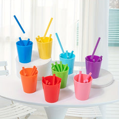 8pcs Sorting Sticks And Cups Set - Educational Desktop Toy
