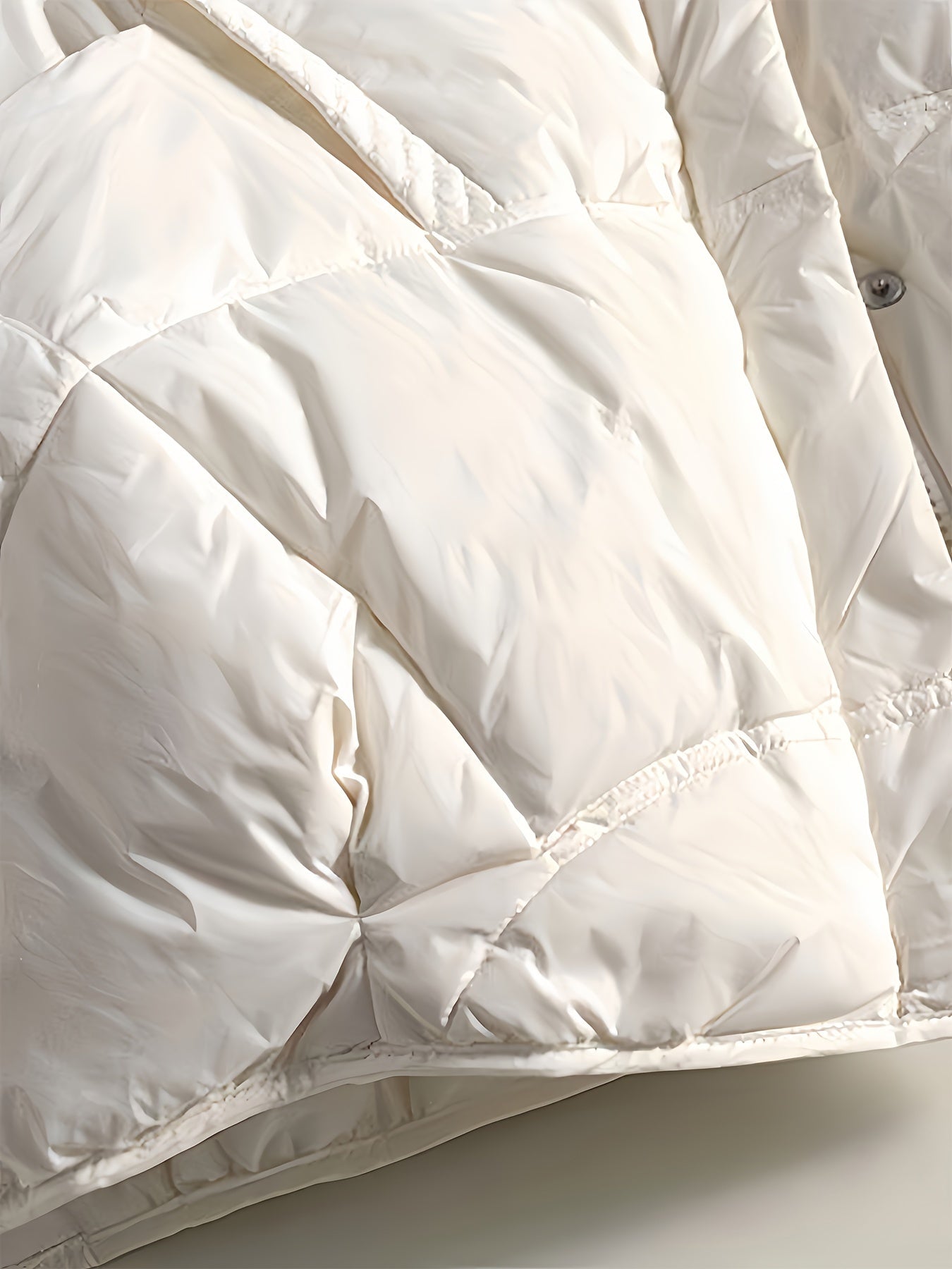 Solid Short Down Jacket For Women Winter Sports Puffer Jacket