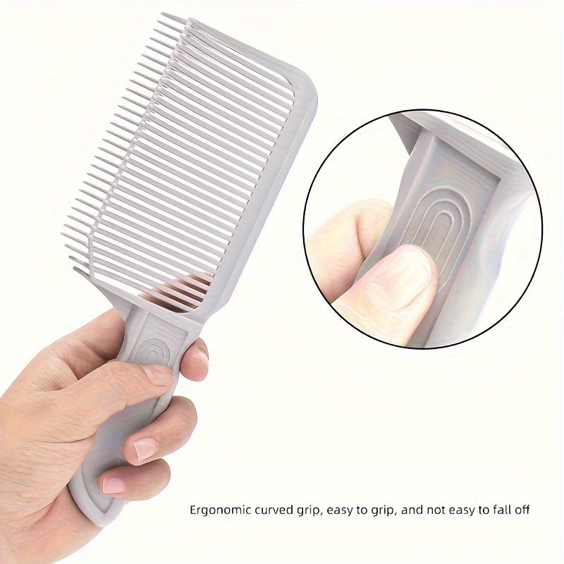 Barber Fade Comb Heat Resistant Bristle Flat Top Hair Cutting Comb