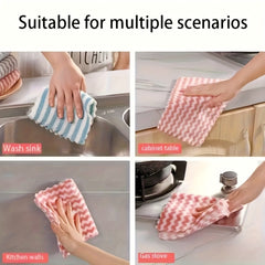 Microfiber Towel Absorbent Reusable Face Cleaning Towel - 5/10pcs