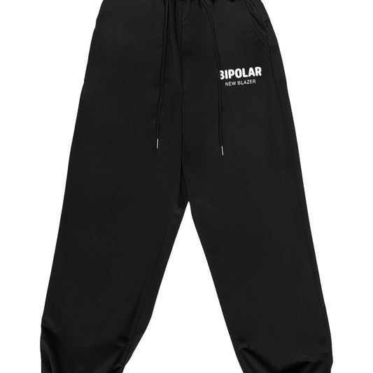 Men s Letter Print Pocket Drawstring Sweatpants