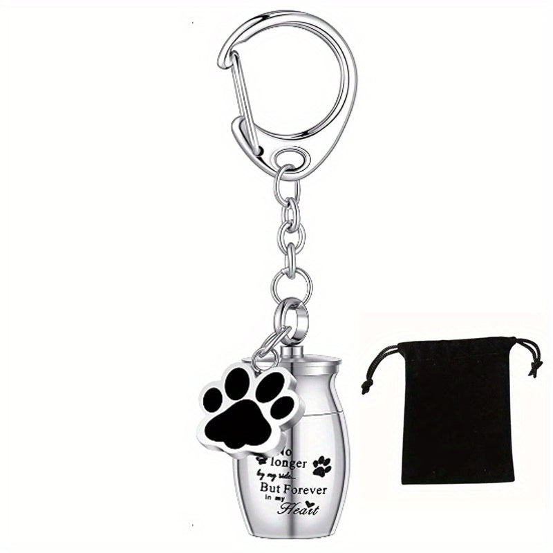 Pet Urns Keychain With Storage Bags For Dog Cat Ashes Keepsake