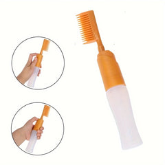 Hair Dyeing Applicator Bottle with Comb Unisex Adult Hair Coloring Gel Dispenser