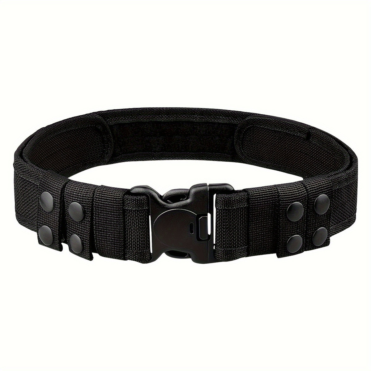Quick Release Combat Belt for Men Webbing Waistband for Outdoor Activities
