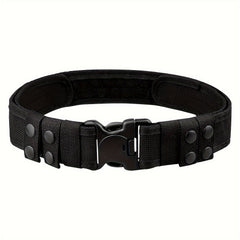 Quick Release Combat Belt for Men Webbing Waistband for Outdoor Activities