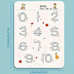 Magic Copybook Set for Kids 3-8, Improve Writing Skills, 32 Pages