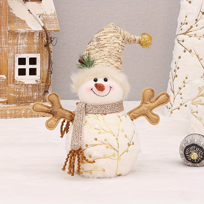 Snowman Doll Ornament Christmas Decoration Window Supplies