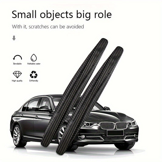 Car Bumper Carbon Fiber Anti collision Strip Front Lip Scratch Protection