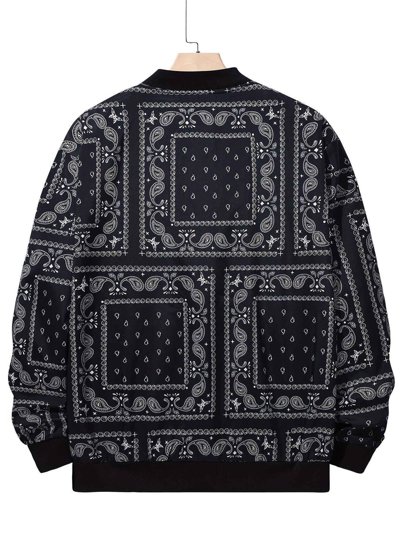 Men's Paisley Soft Shell Jacket Lightweight and Comfortable