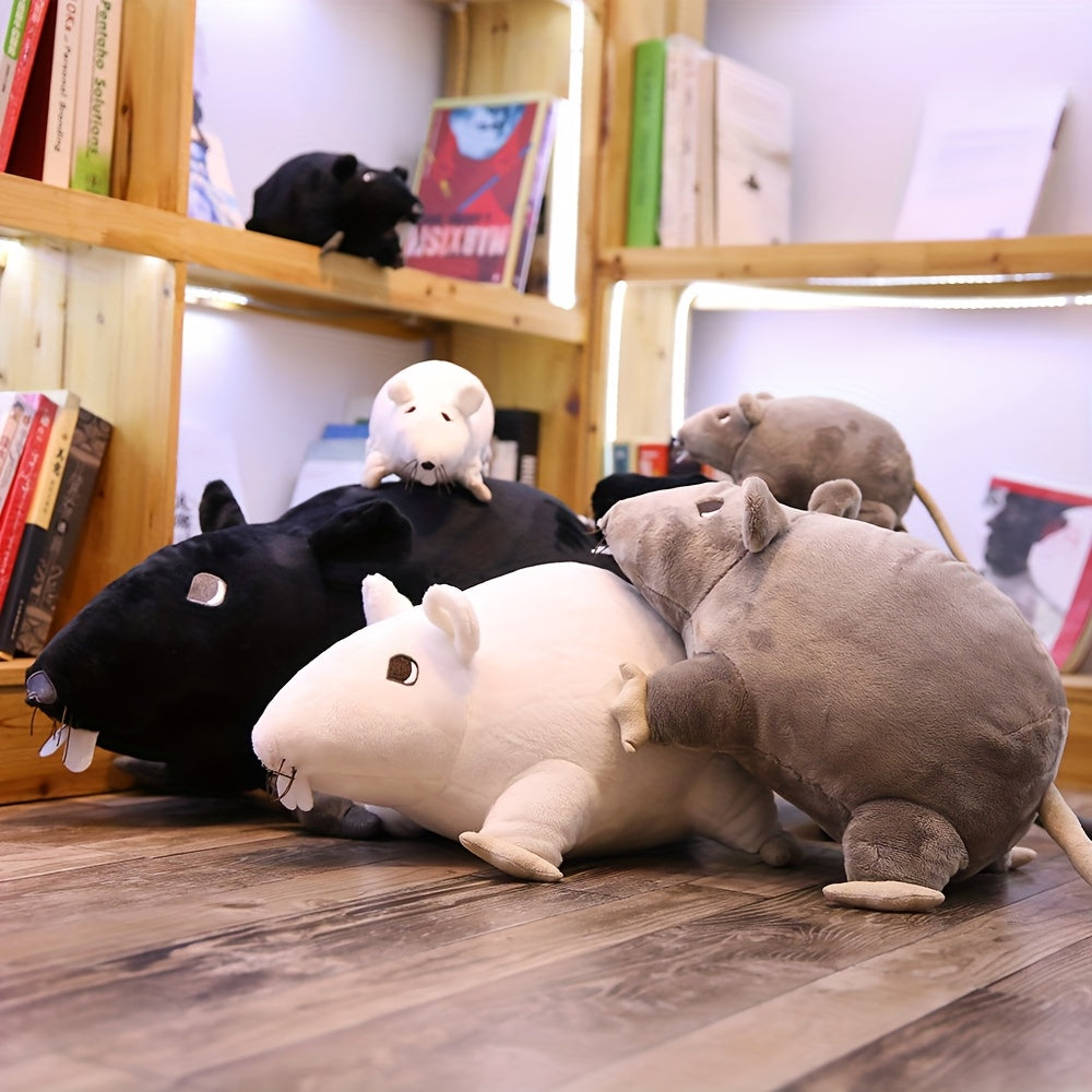 Soft Real Life Mini Rats Mouse Plush Toy, Lifelike Mice Stuffed Animals