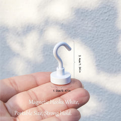 10pcs Magnetic Hook Heavy duty Earth Magnet With Refrigerator Hook