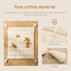 Tassel Floor Mat High Fabric Anti Slip Carpet