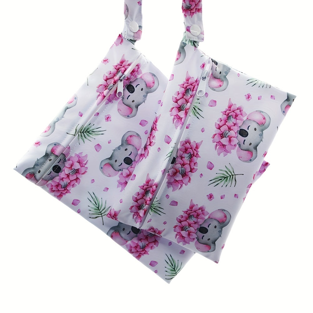 Cute Koala Print Diaper Bags Set