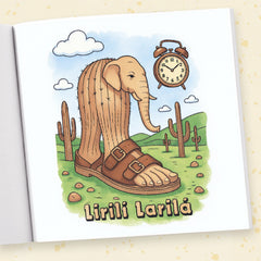 Adult Coloring Book-Whimsical Creatures & Bizarre Scenes-Italian Brainrot Art