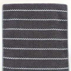 Wavy Striped Pattern Hand Towel Coral Fleece Soft Face Towel