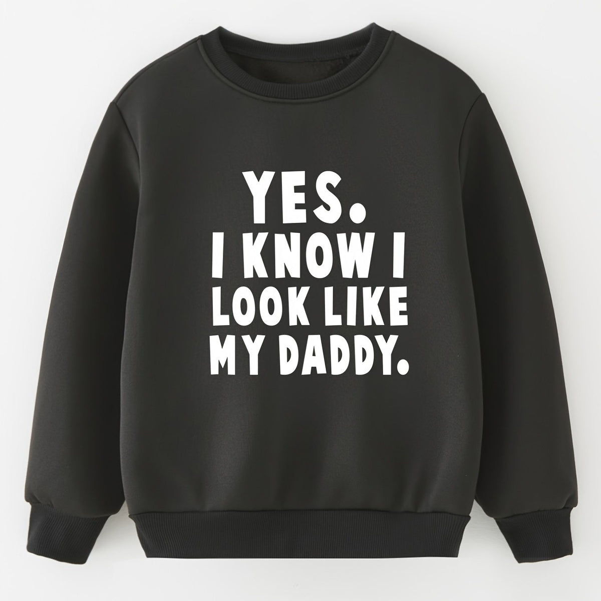Baby Boys Letter Print Long Sleeve Sweatshirt Tops Kids Clothes
