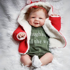 Realistic Reborn Youngsters Doll with Rooted Hair Soft Silicone Vinyl 3D Skin