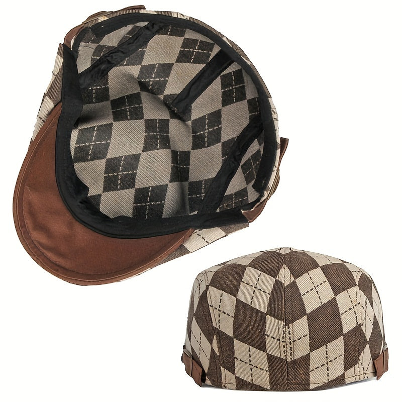 Adjustable Cotton Peaked Cap for Outdoor Activities