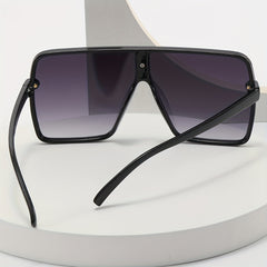 Y2K Oversized Square Sunglasses Gradient Lens Rivet Decor Glasses UV400