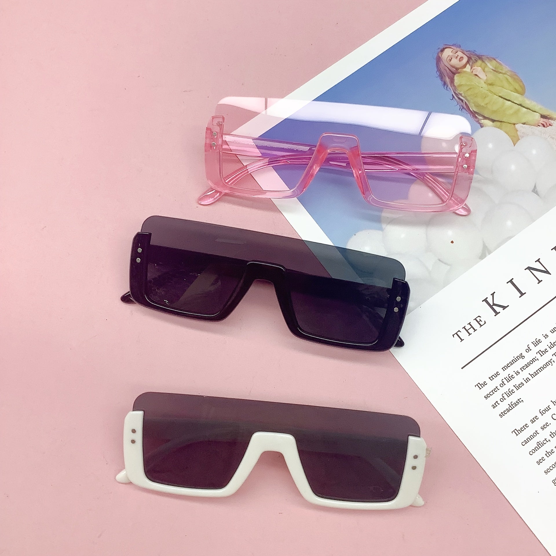 Kids Summer Sunglasses Outdoor Shade Square Sunglasses