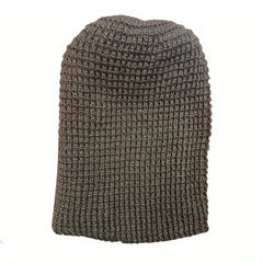 Men's Polyester Knitted Hat for Autumn and Winter