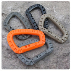 3pcs Plastic Steel Link D Ring for Outdoor Activities