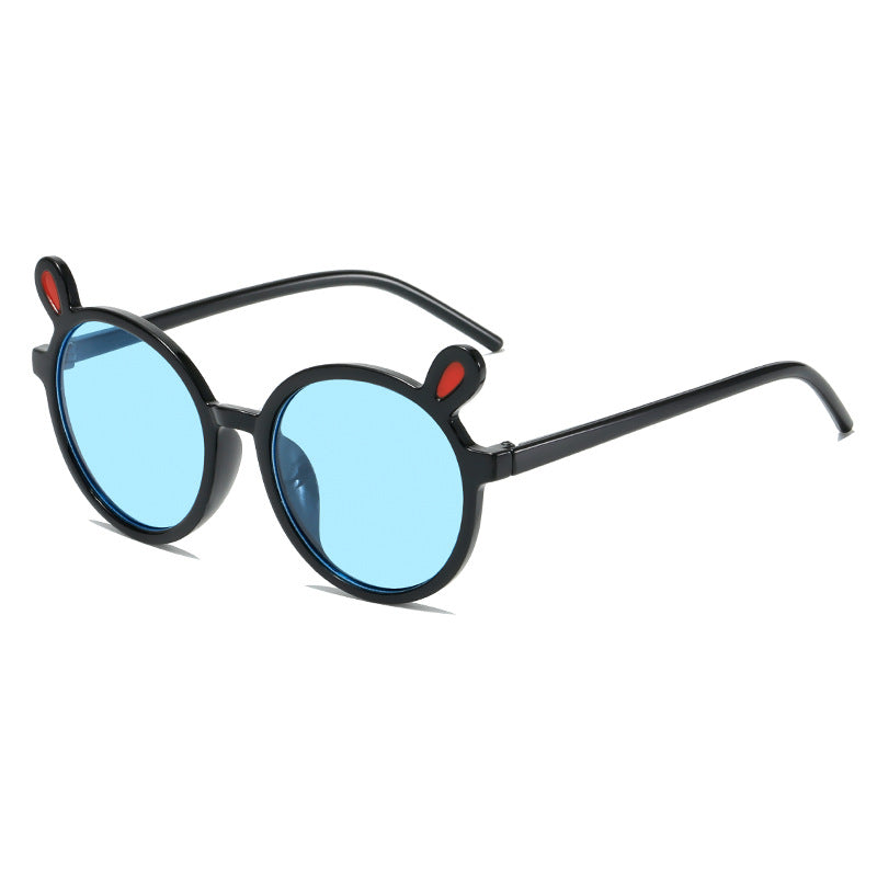 Kids Ear Shaped Sunglasses UV Protection Sunshade Glasses