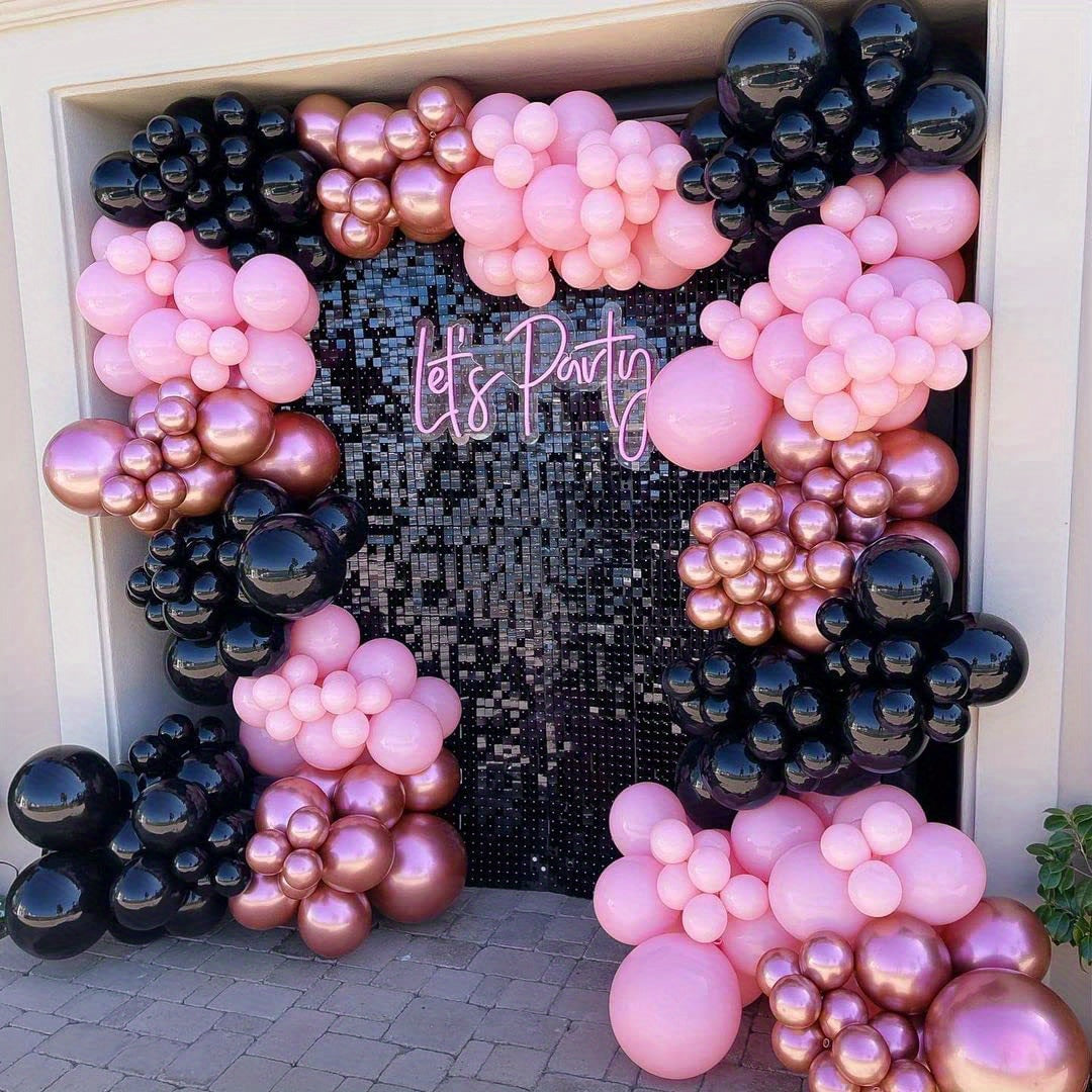 Metallic Rose Balloon Garland Kit for Parties & Events