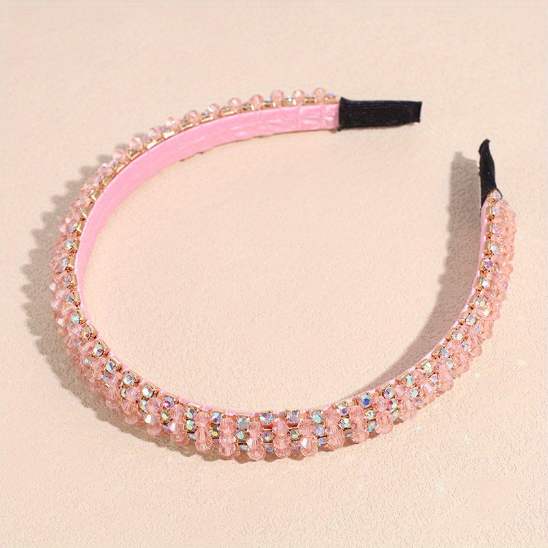 Rhinestone Headband Hair Band Crystal Headdress Women Girls