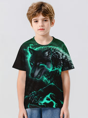 Kids Lion Graphic T shirt Active Breathable Tee