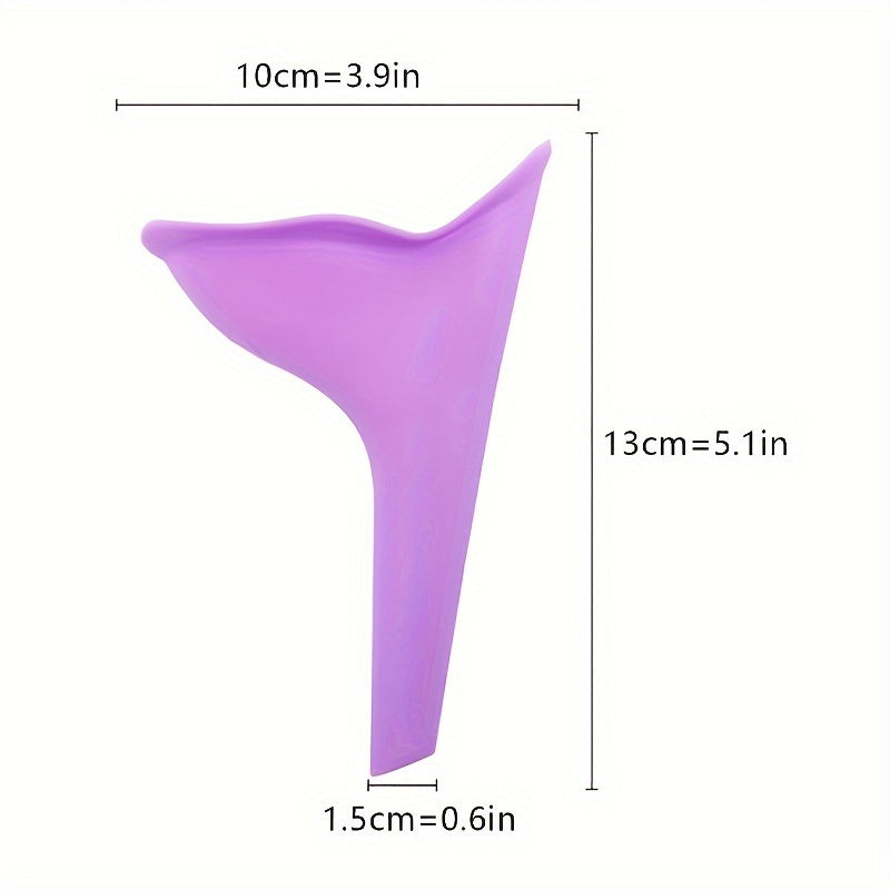 2pcs Ladies Standing Urinal Portable Silicone Urinal