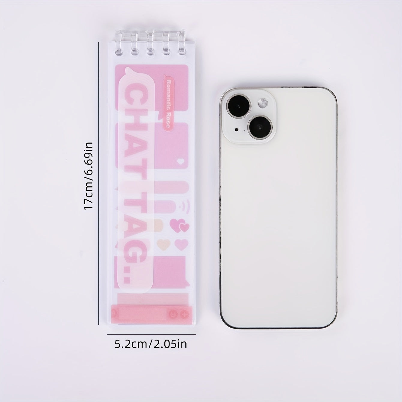 20 Gradient Purple Label Index Stickers Single Book 20 Sheets