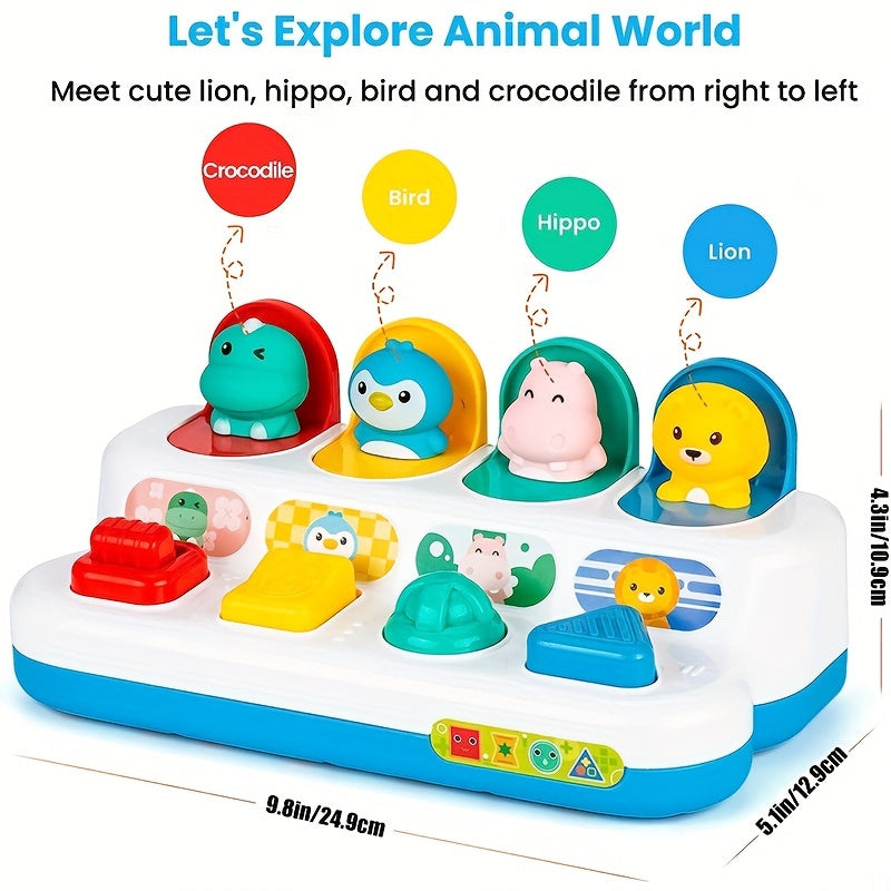 Pop Up Pals Animal Shaped Toy for Babies 18 Months