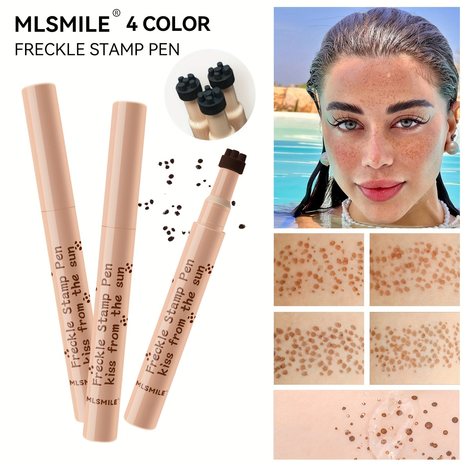 Waterproof Natural Look Freckle Pen Long Lasting Brown