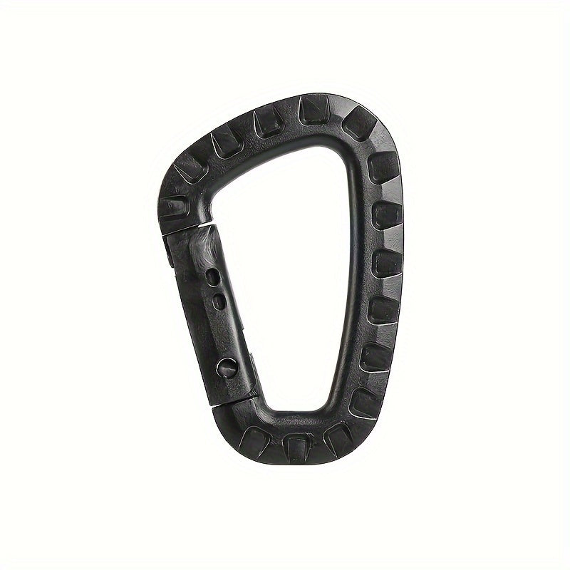 Ultralight D Shape Carabiner Keychain for Backpacks Bags Hiking Camping Climbing