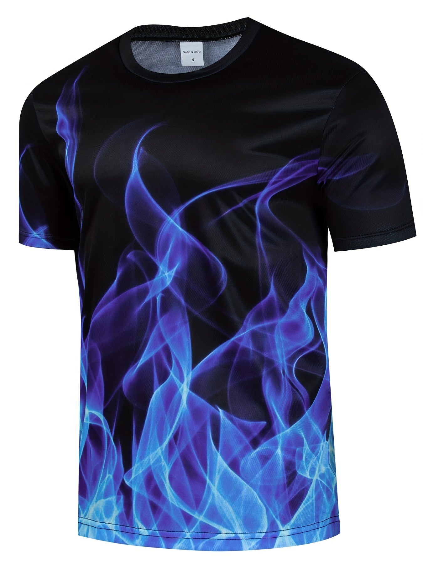 Men's Graphic Sweatshirt 3D Print Short Sleeve Casual T-shirt