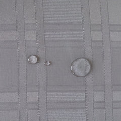 Natalie Gray Polyester Rectangle Tablecloth Wrinkle Resistant