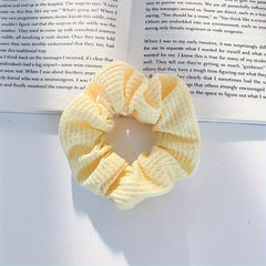 Retro Fabric Hair Tie Fat Scrunchie Head Rope Hair Accessories