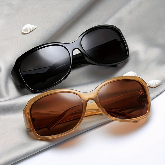Large Polarized Sunglasses Oval Wrap Around Glasses UV400