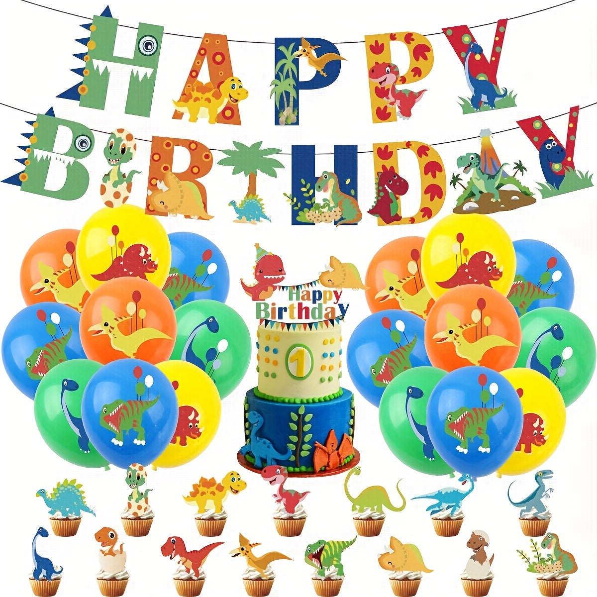 Dinosaur Theme Birthday Party Decorations