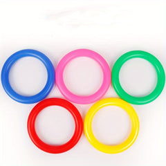 Colorful Parent Child Throwing Ring Set for Indoor & Outdoor Play