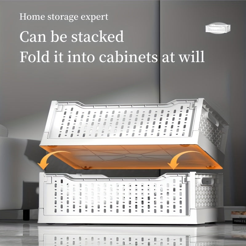 1pc Snack Storage Box Organization Basket Plastic Desk Desktop Storage Box