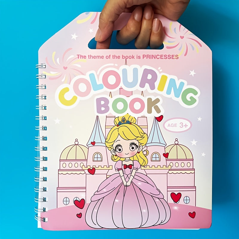 Princess Coloring Book & Markers Set