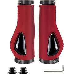 Aluminum Double Lock Bike Handlebar Grips for Mountain Biking BMX Downhill