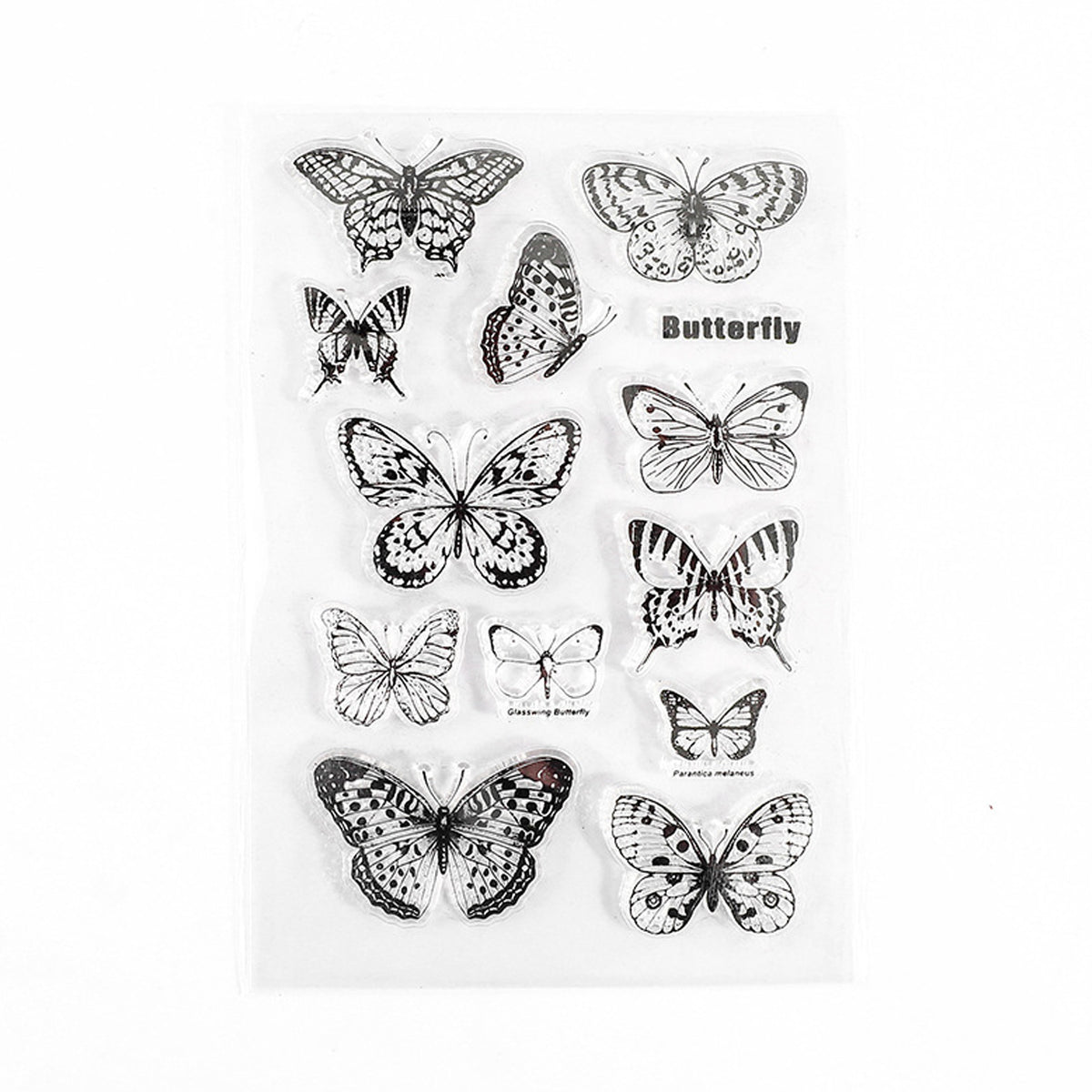 Butterfly Silicone Transparent Stamp for Card Making